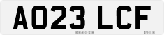 License plate of the United Kingdom, 2001 year system
