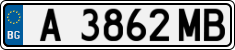License plate of Bulgaria, Cars