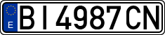 License plates of Spain, 1971 year series
