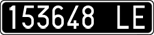 License plate of Italy, Cars (1927 year series)