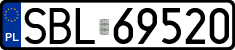 License plates of Poland, Regular car plates