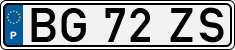 License plate of Portugal, Regular plates