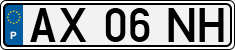 License plate of Portugal, Regular plates
