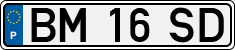 License plate of Portugal, Regular plates