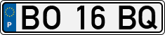 License plate of Portugal, Regular plates