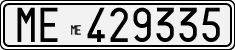 License plate of Italy, Cars (1927 year series)