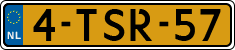 License plate of the Netherlands, Cars
