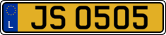 License plate of Luxembourg, 2003 year system