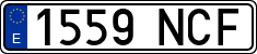License plates of Spain, Ordinary (2000)