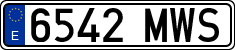 License plates of Spain, Ordinary (2000)