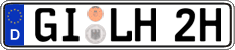 German license plate, Plates for oldtimers (type 