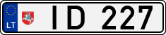 License plate of Lithuania, Trailers