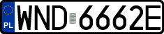License plates of Poland, Regular car plates