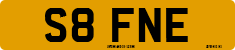 License plate of the United Kingdom, 1983 year system