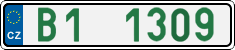 License plate of the Czech Republic, Dealer (2001)
