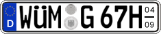German license plate, Seasonal plates (Oldtimers)