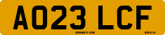 License plate of the United Kingdom, 2001 year system