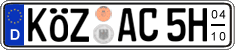 German license plate, Seasonal plates (Oldtimers)
