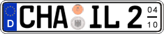 German license plate, Seasonal plates