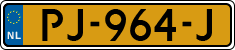 License plate of the Netherlands, Cars