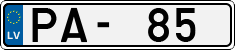License plate of Latvia, Regular car plates