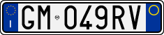 License plate of Italy, Cars (1994 year series)