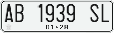 License plate of Indonesia, Regular plates