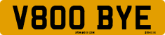 License plate of the United Kingdom, 1983 year system