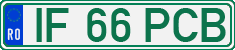 License plate of Romania, Regular plates