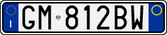 License plate of Italy, Cars (1994 year series)
