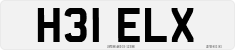 License plate of the United Kingdom, 1983 year system