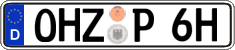 German license plate, Plates for oldtimers (type 