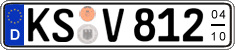German license plate, Seasonal plates