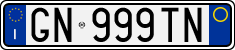 License plate of Italy, Cars (1994 year series)