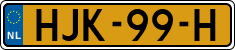 License plate of the Netherlands, Cars