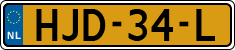 License plate of the Netherlands, Cars