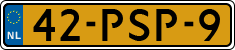 License plate of the Netherlands, Cars