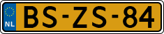License plate of the Netherlands, Heavy Commercial Vehicles (1994 system)
