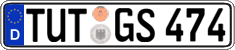 German license plate, Regular plates