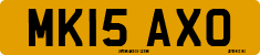 License plate of the United Kingdom, 2001 year system