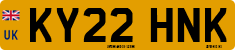 License plate of the United Kingdom, 2001 year system