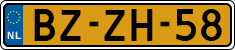 License plate of the Netherlands, Heavy Commercial Vehicles (1994 system)