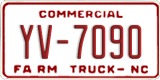 North Carolina, Farm Truck (AB-1234)