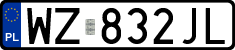 License plates of Poland, Regular car plates