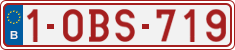 License plate of Belgium, Regular plates (2010)