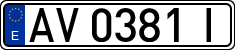 License plates of Spain, 1971 year series
