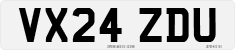 License plate of the United Kingdom, 2001 year system