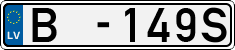 License plate of Latvia, Trailers