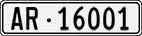 License plate of Switzerland, Cars