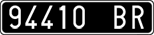 License plate of Italy, Cars (1927 year series)